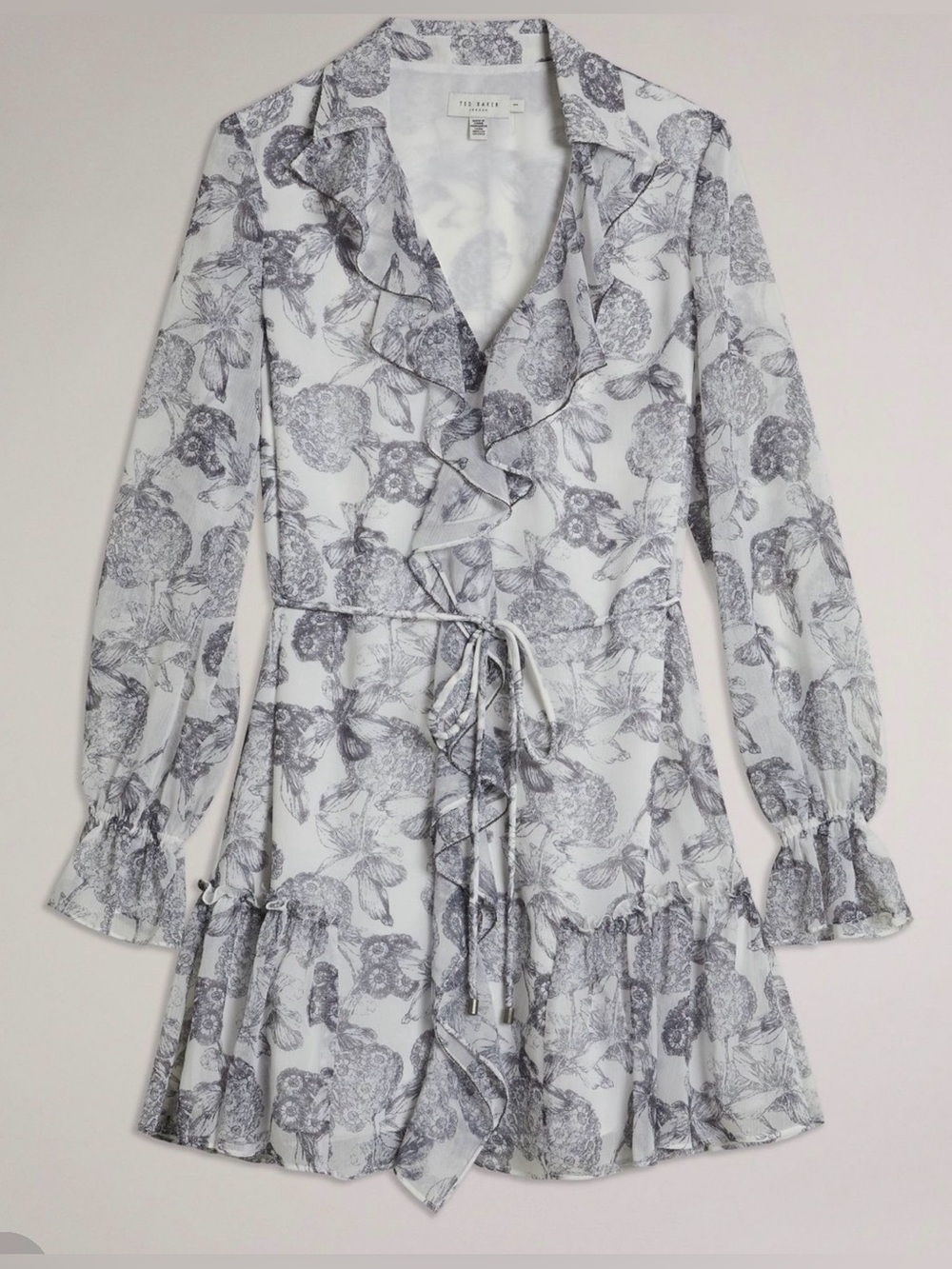 Ted Baker Georgii Ruffle Detail Mini Dress